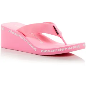 Alexander Wang Womens AW Wedge Flip Flop Slip On Casual Thong Sandals