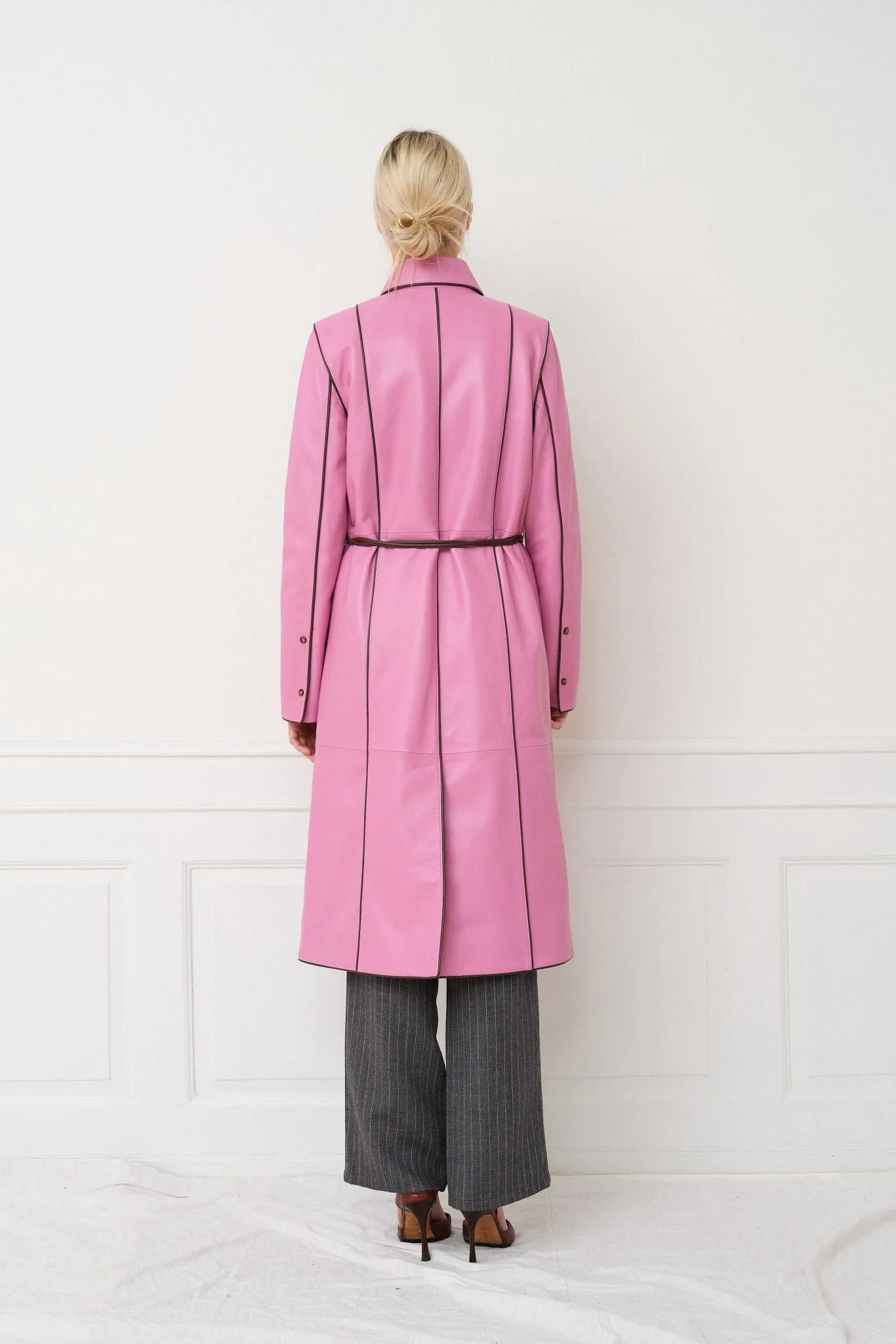 Amalie Coat — Fuchsia Pink