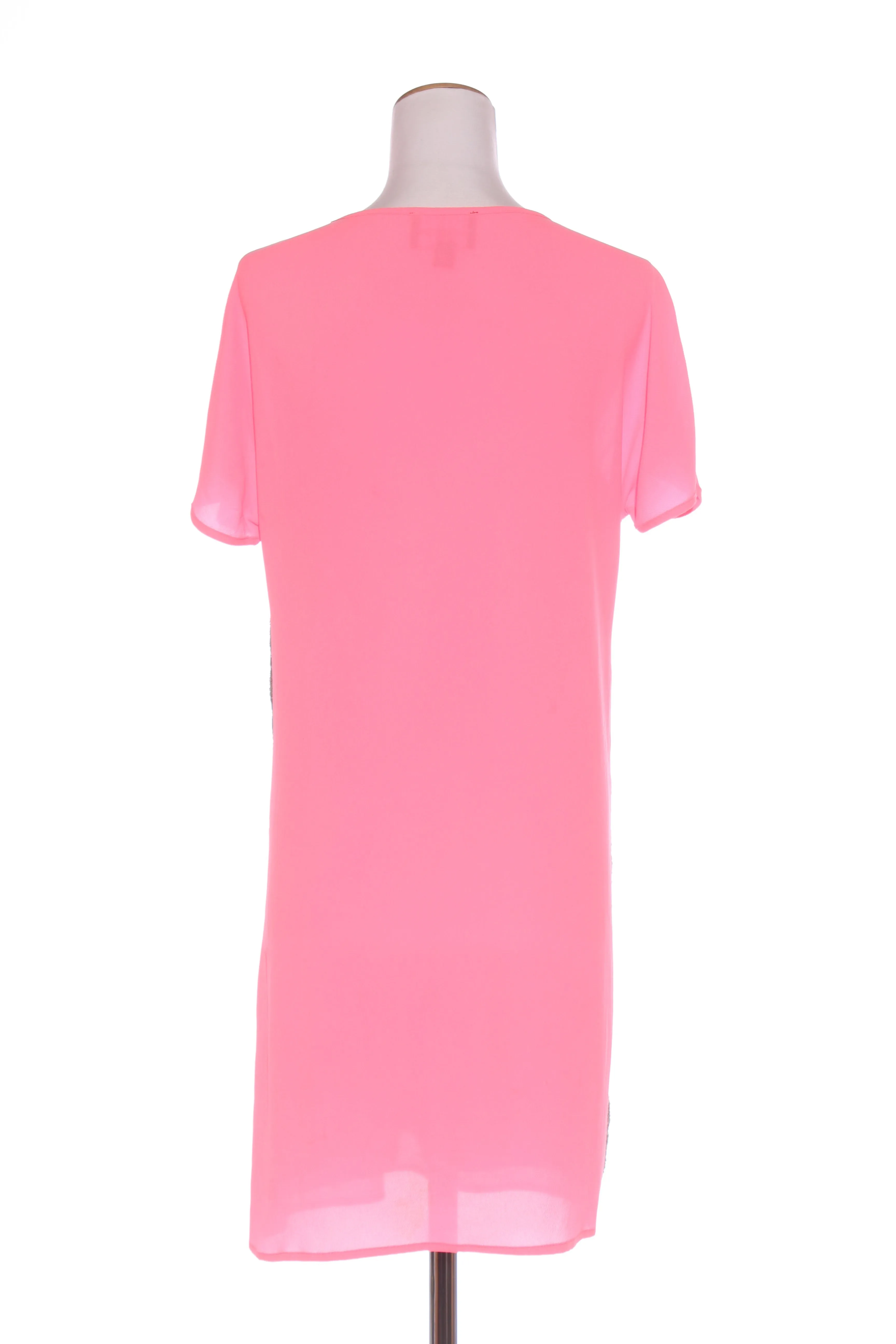 AUGUSTINE - Sequin front neon pink dress! 12