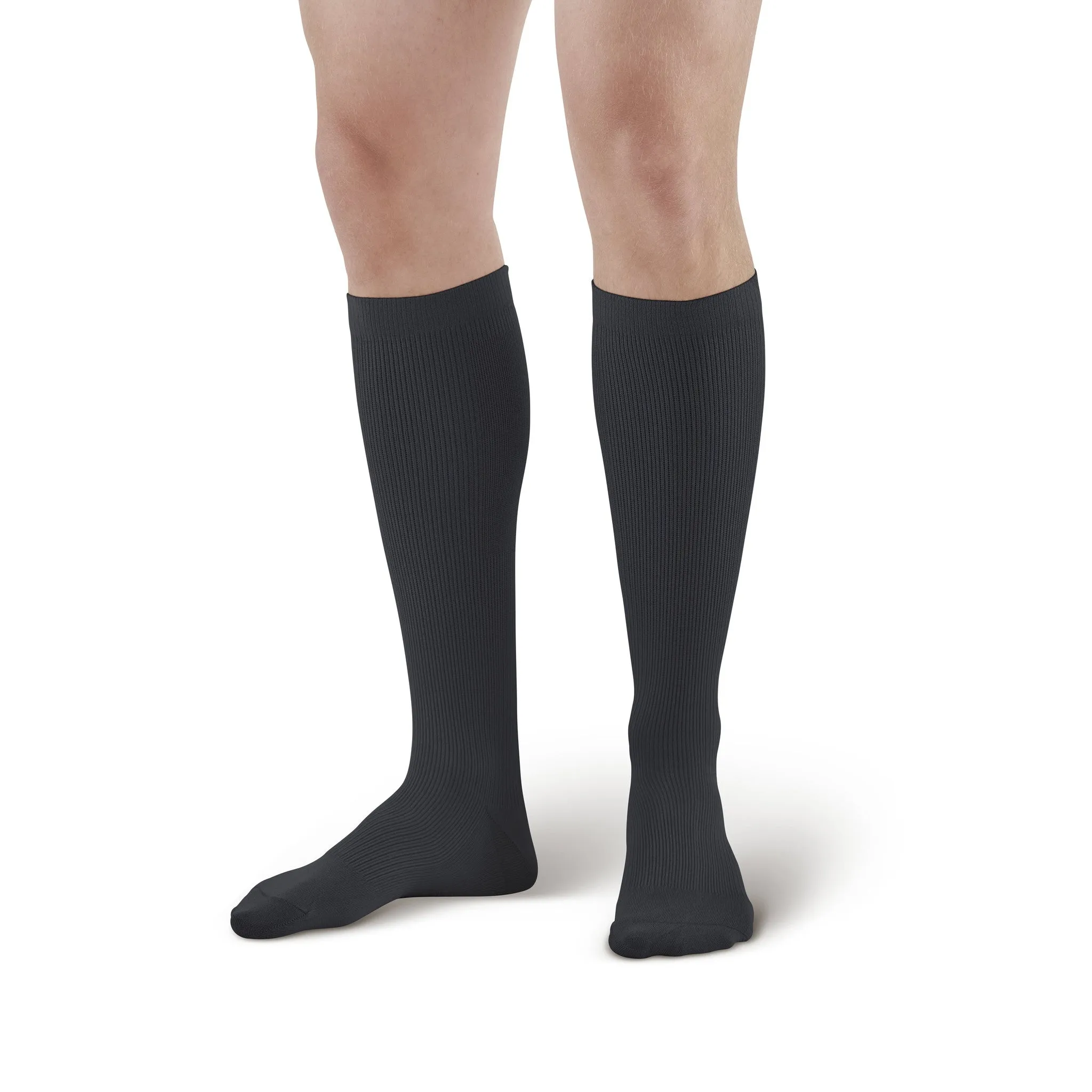 AW 104 Men's Microfiber Knee High Dress Socks 20-30 mmHg