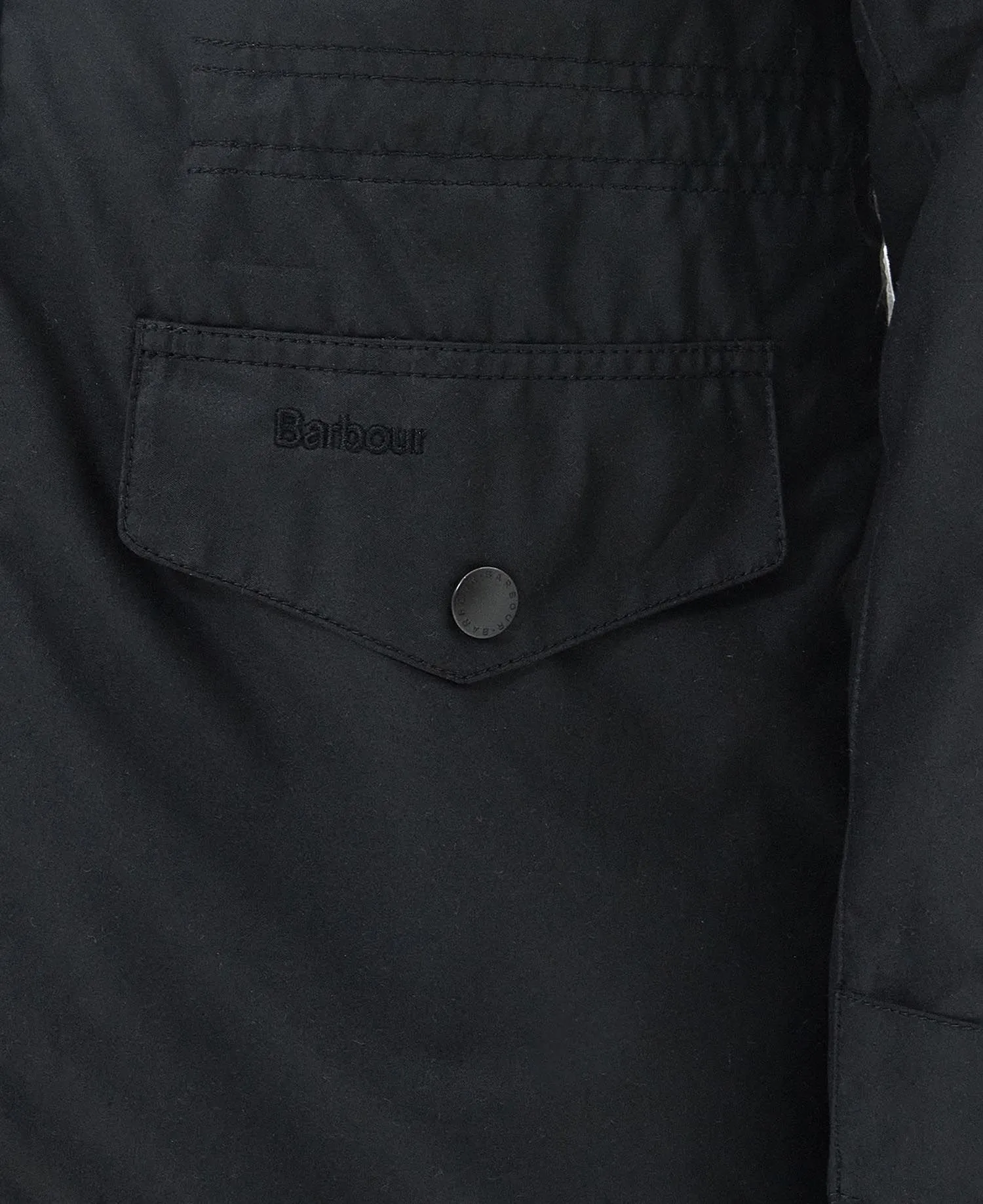 Barbour Coat Sapper Wax Black