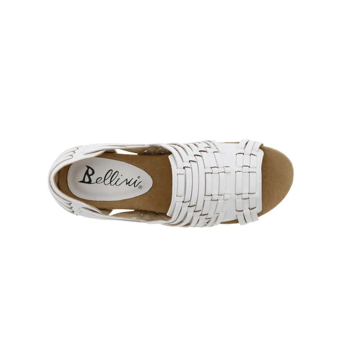 Bellini Native Women Dress Sandals In White Smooth