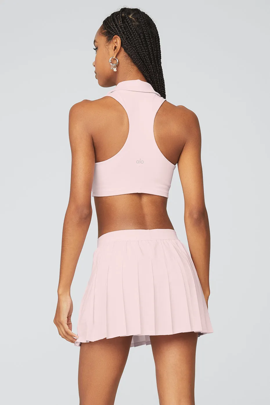 Charmed Collar Bra Tank - Pink Sugar