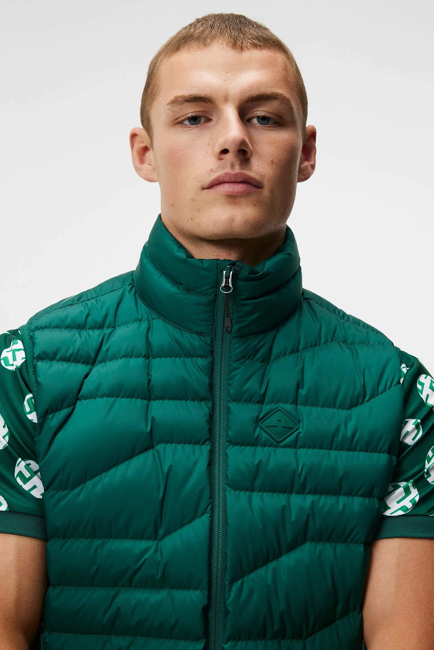 Cliff Light Down Vest / Rain Forest