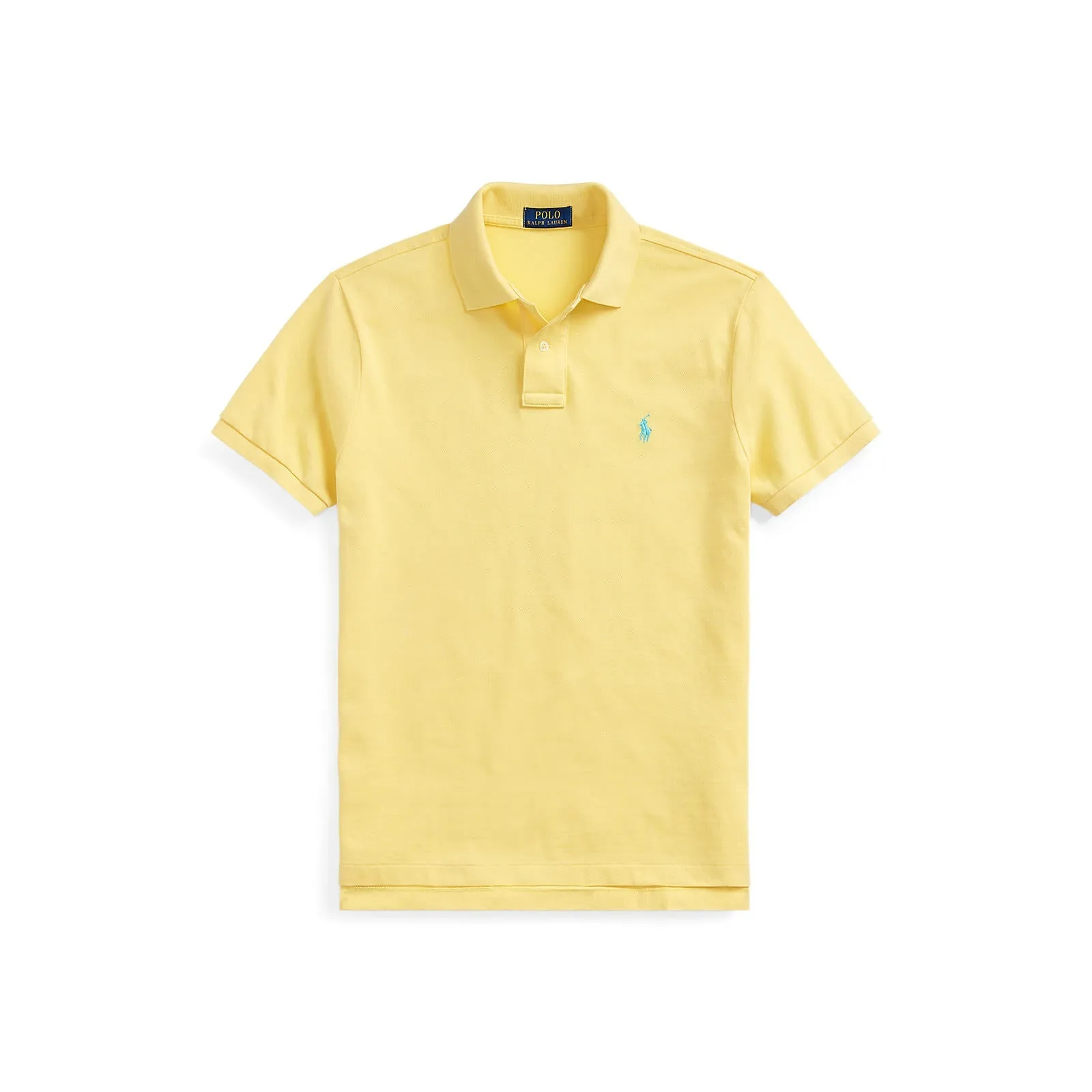 Custom Slim Fit Mesh Polo - Corn Yellow