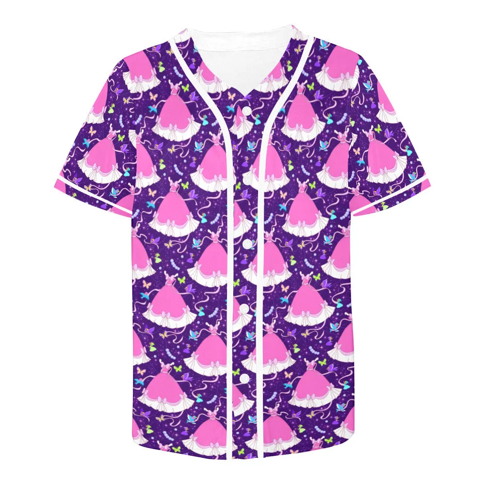 Disney Cinderella Making The Dress Baseball Jersey