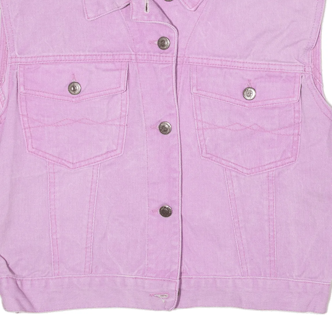 FREE-STYLE Denim Gilet Purple Womens UK 14