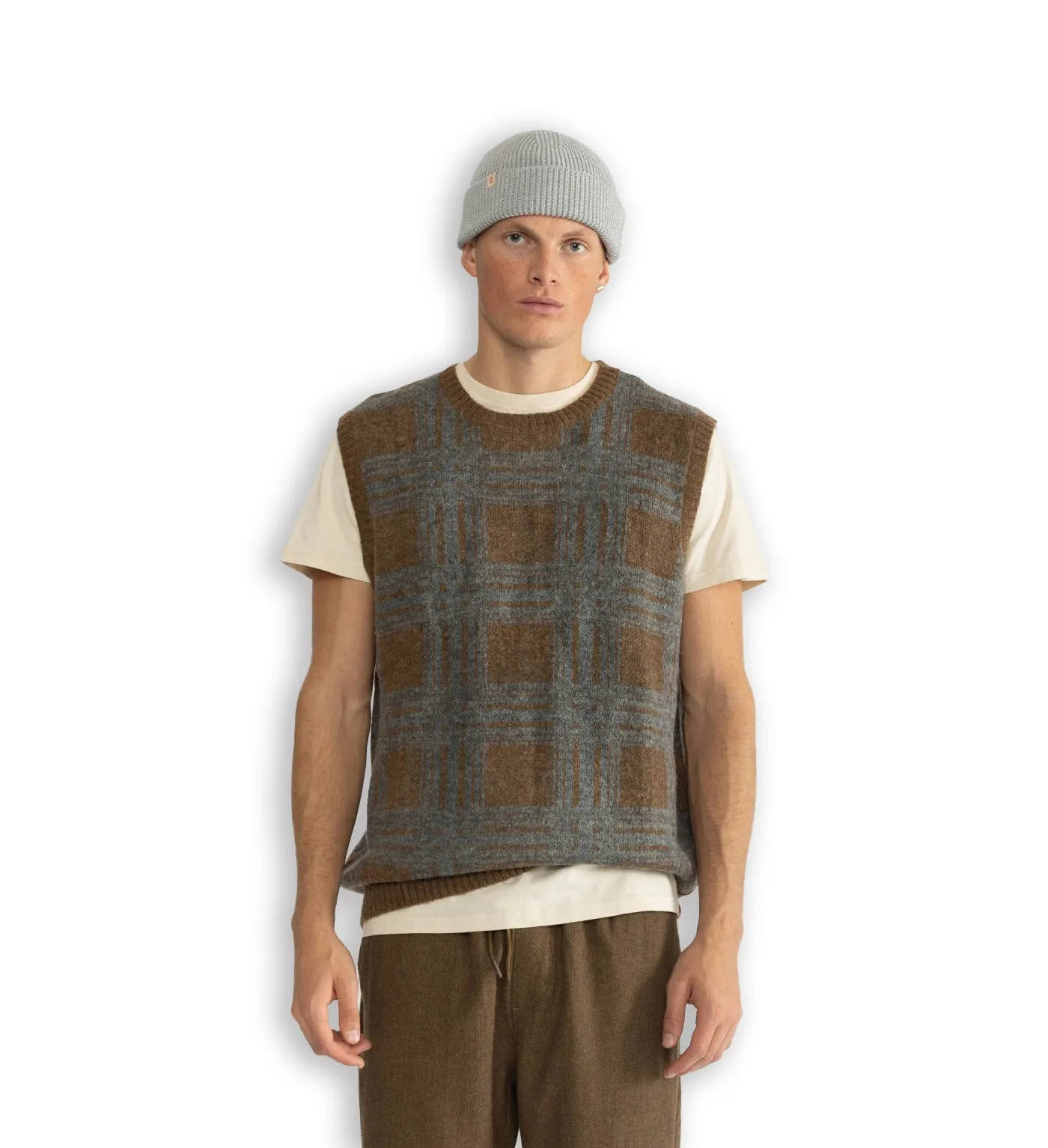 Gilet Loose Knit Grigio