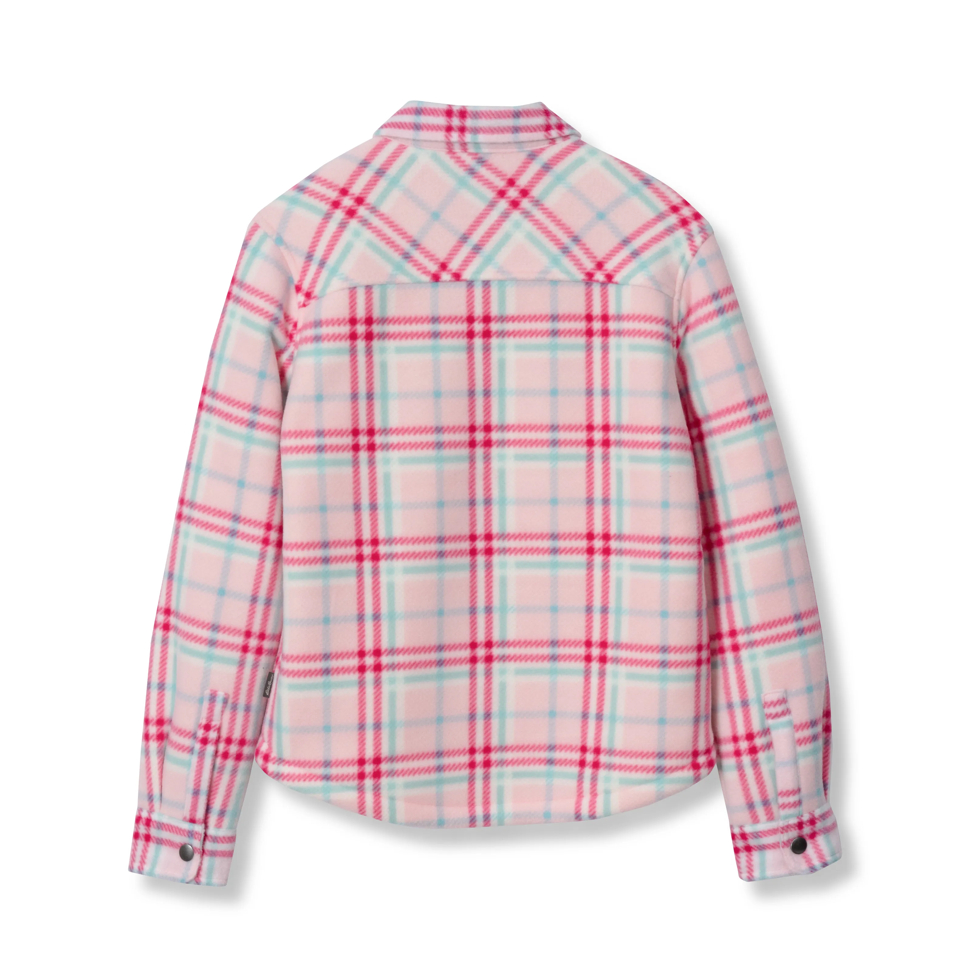Girls Faux Shearling Shirt Jacket