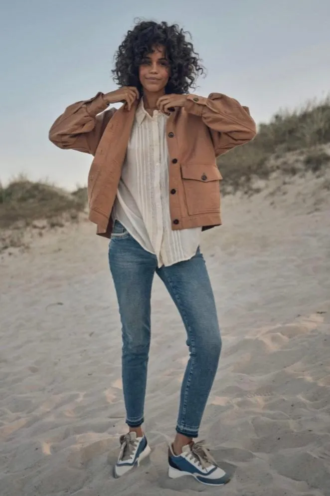 Joplin Linen Jacket Cinnamon