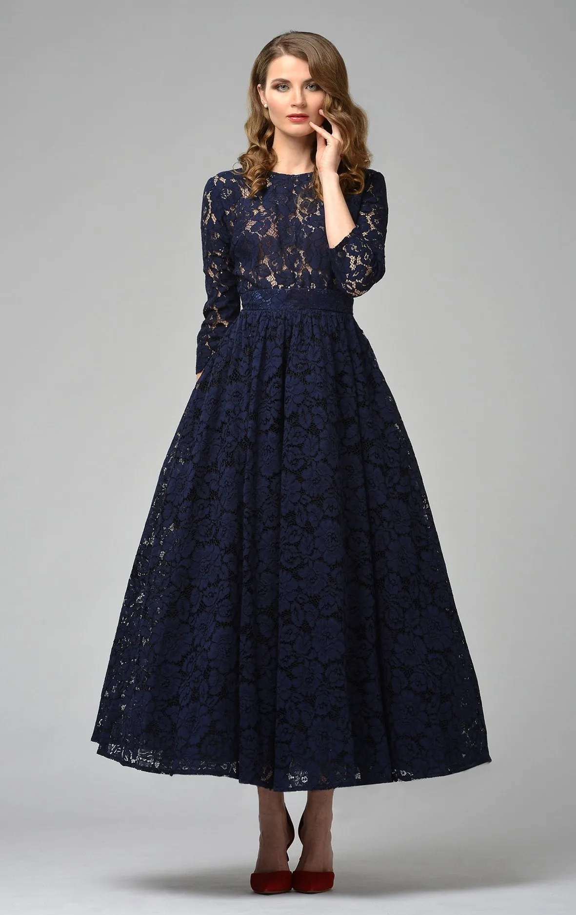 Lace dress "Vicktoria" Blue
