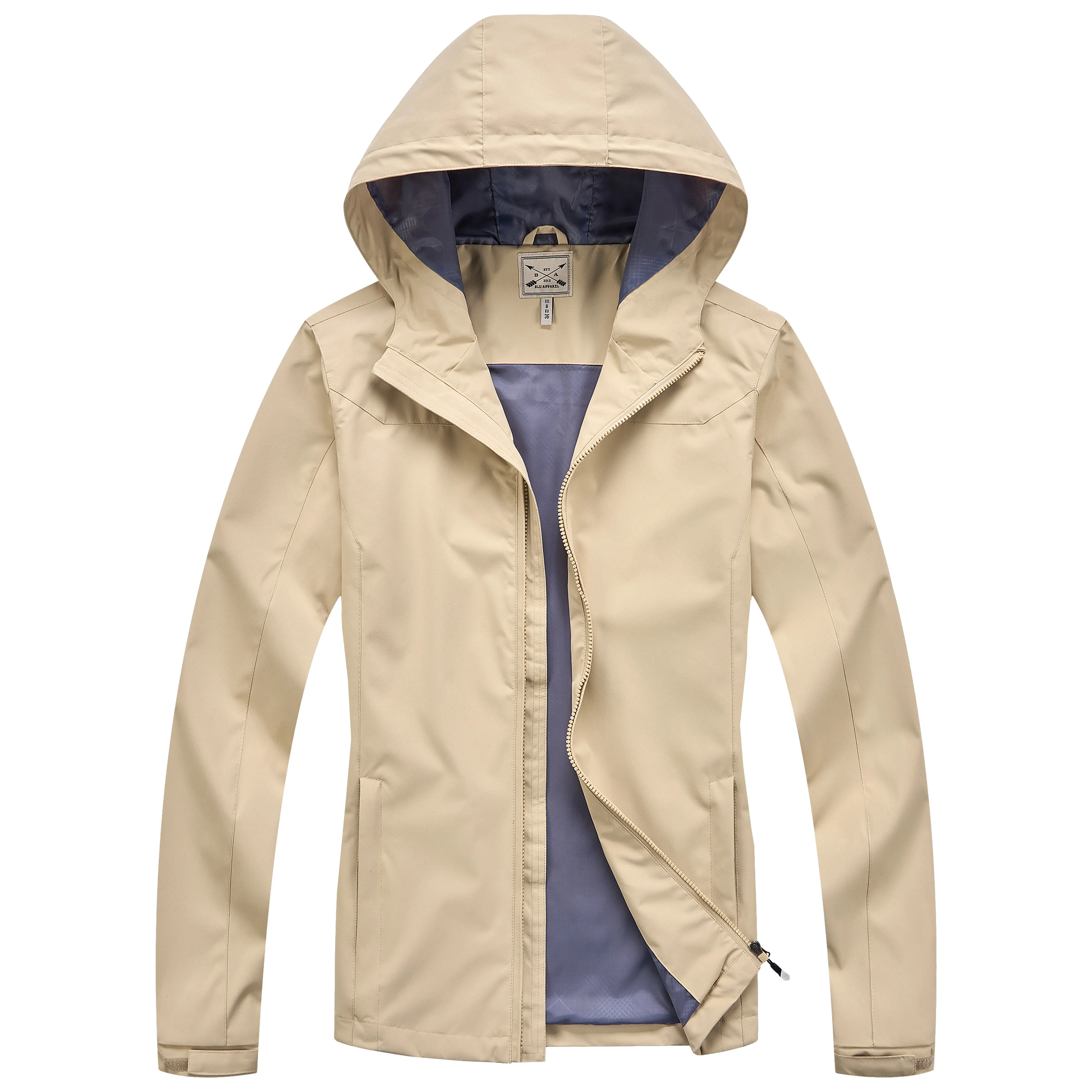 Ladies Waterproof Rain Jacket - Navy