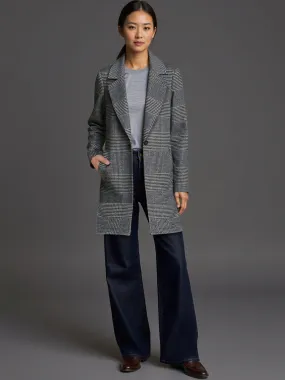 Longline Button Front Coat