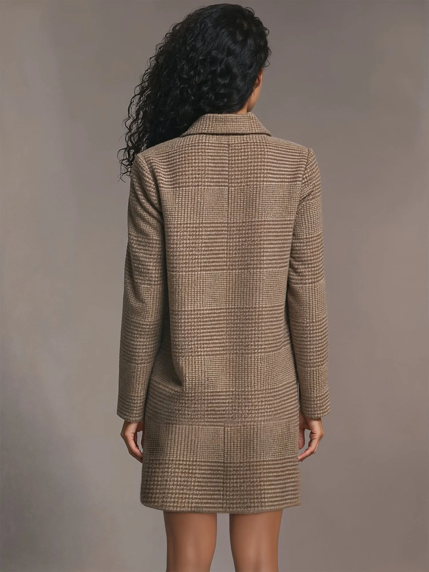 Longline Button Front Coat