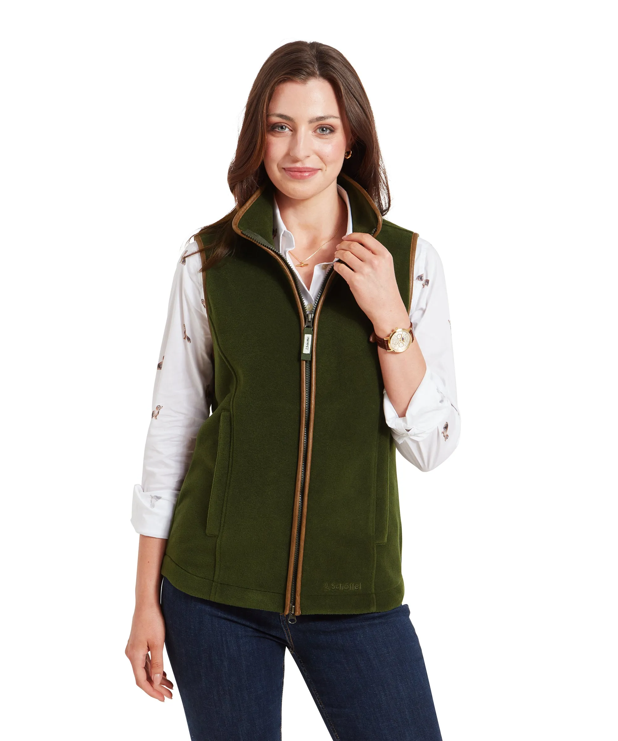 Lyndon Fleece Gilet - Forest