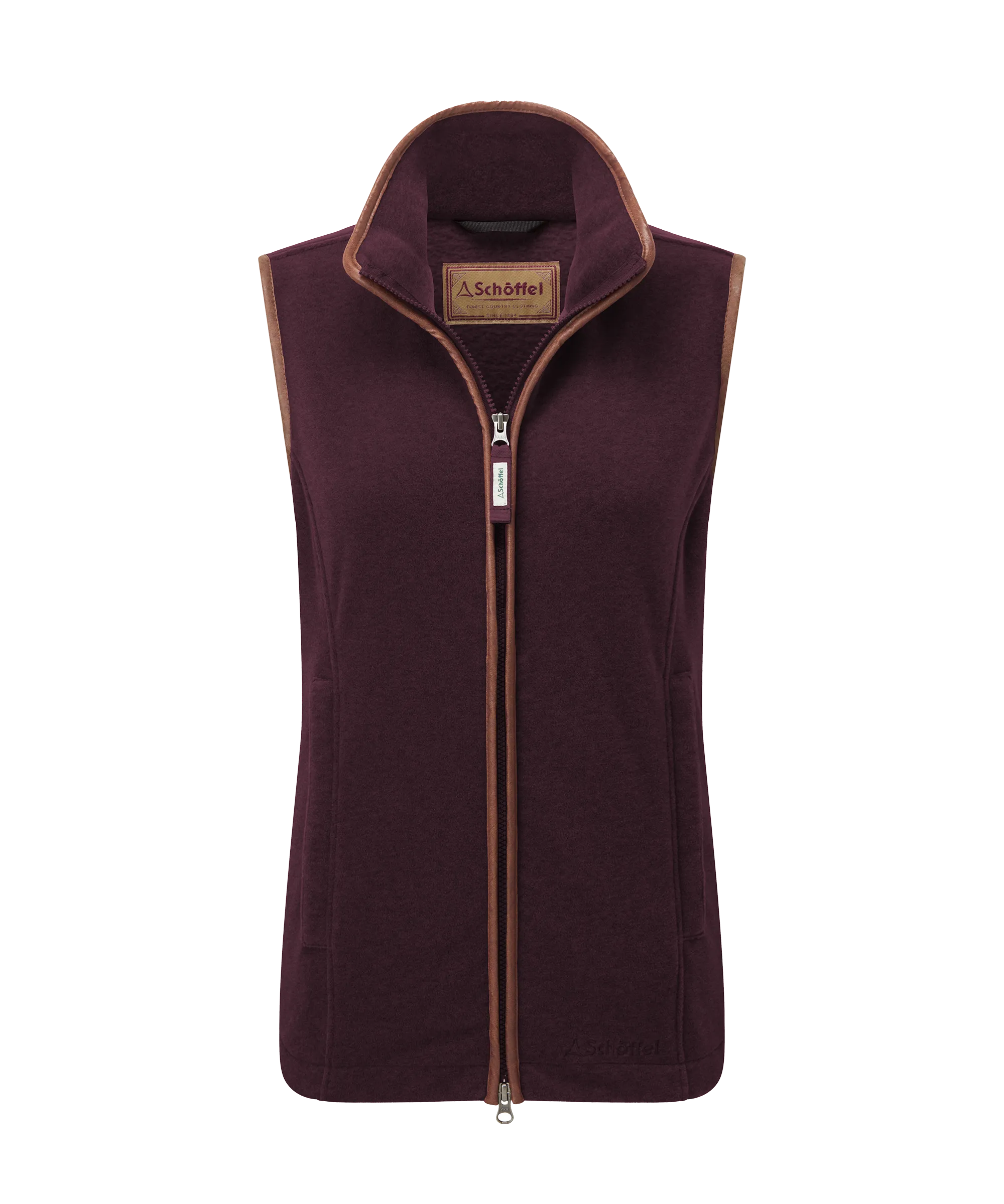 Lyndon Fleece Gilet - Port