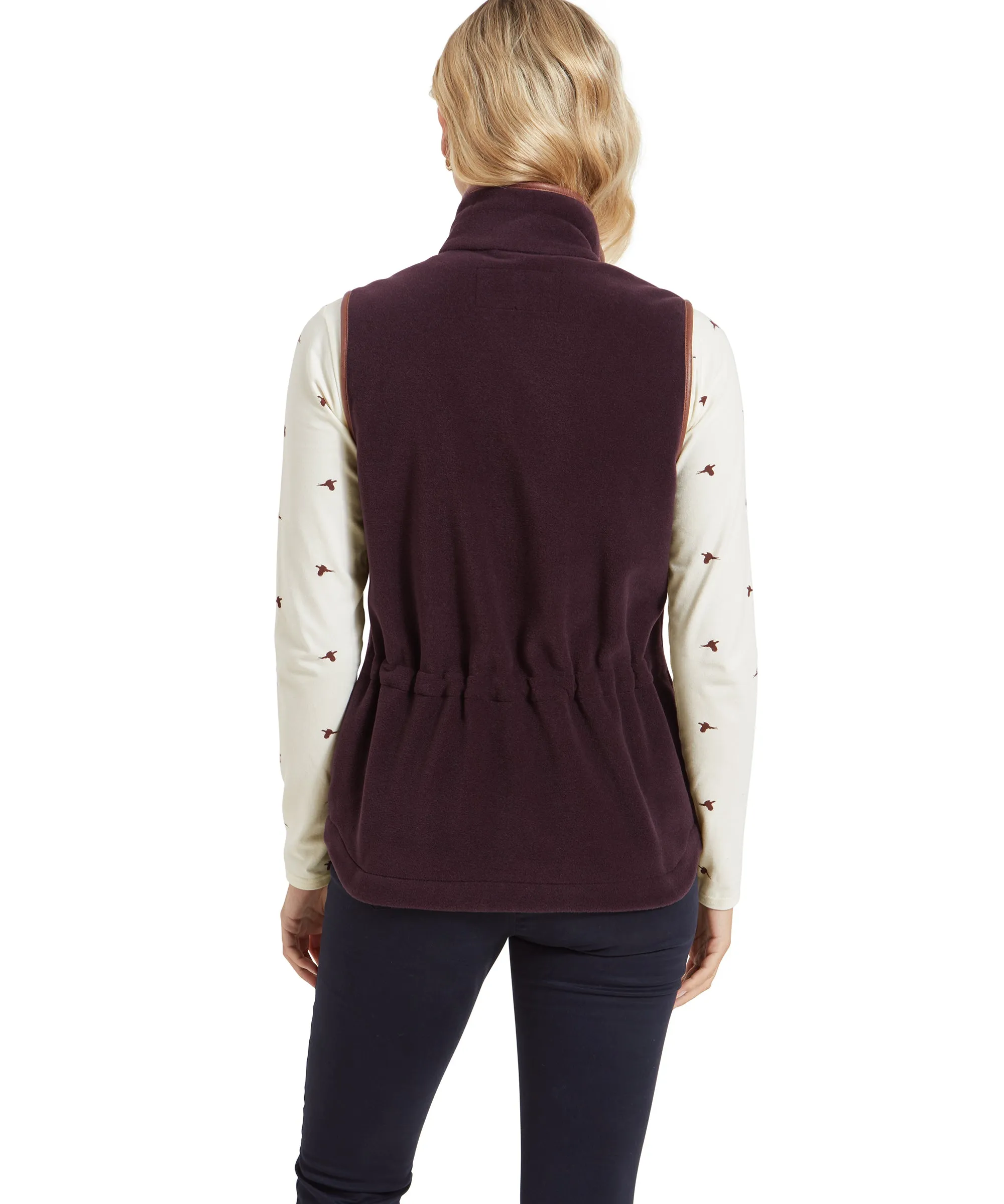 Lyndon Fleece Gilet - Port