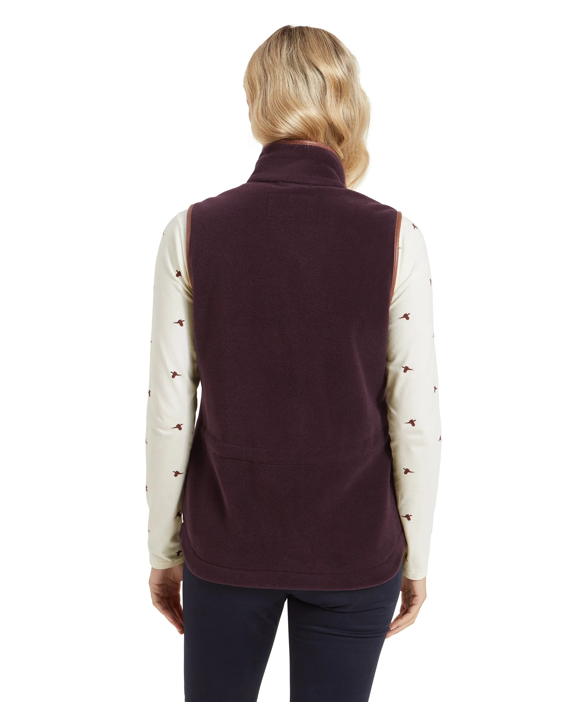 Lyndon Fleece Gilet - Port
