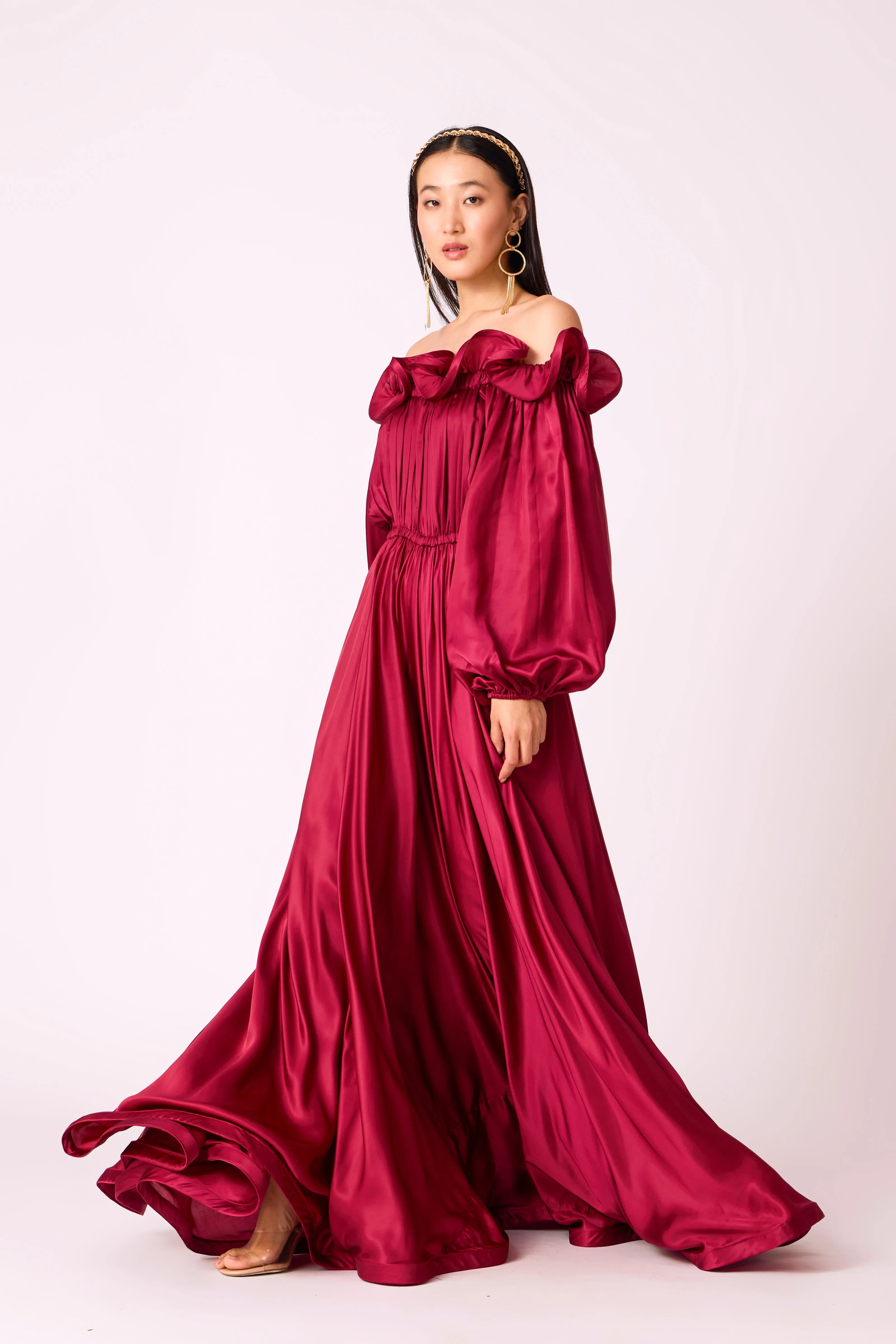 Madeline Satin Maxi