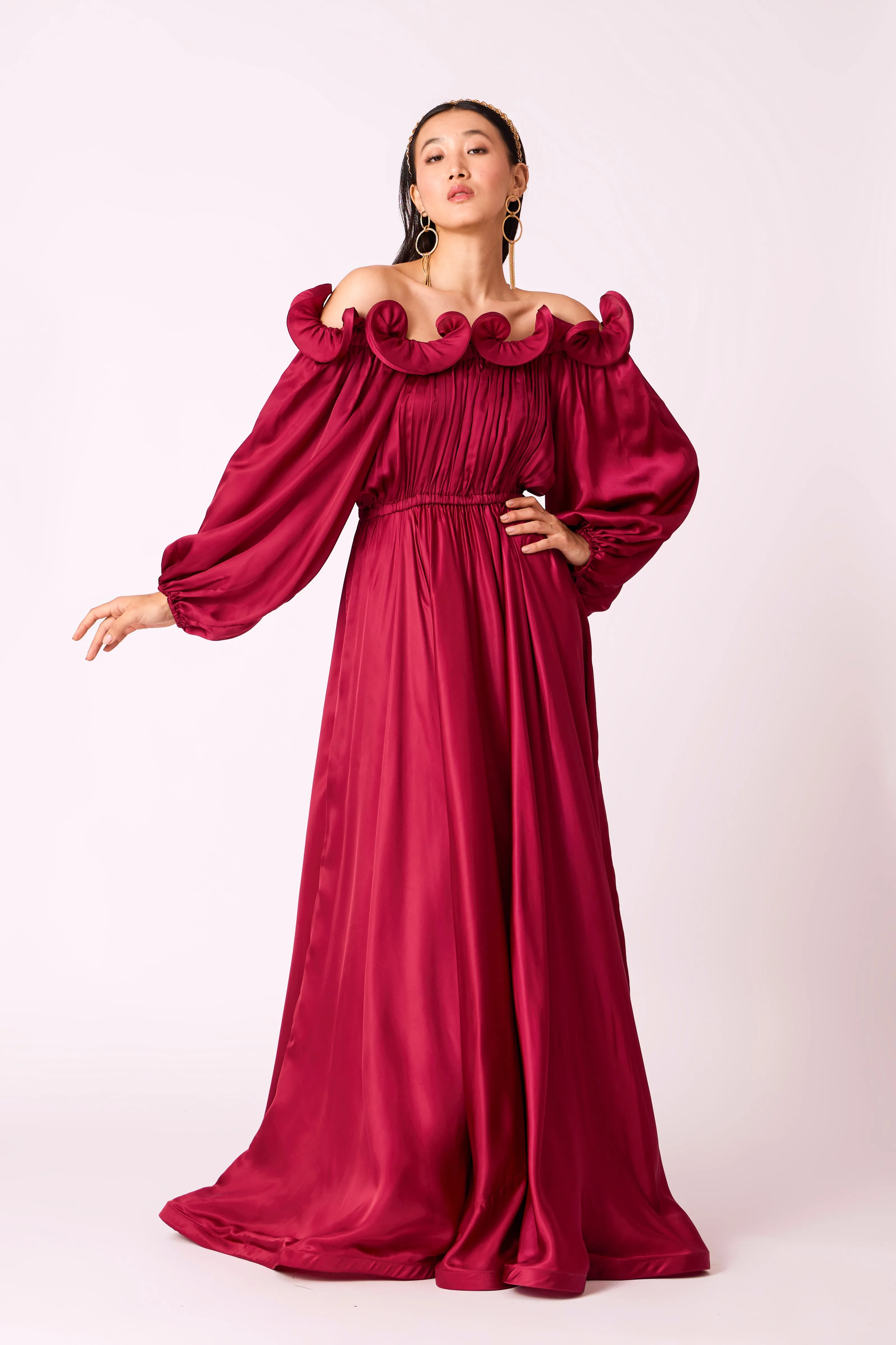 Madeline Satin Maxi