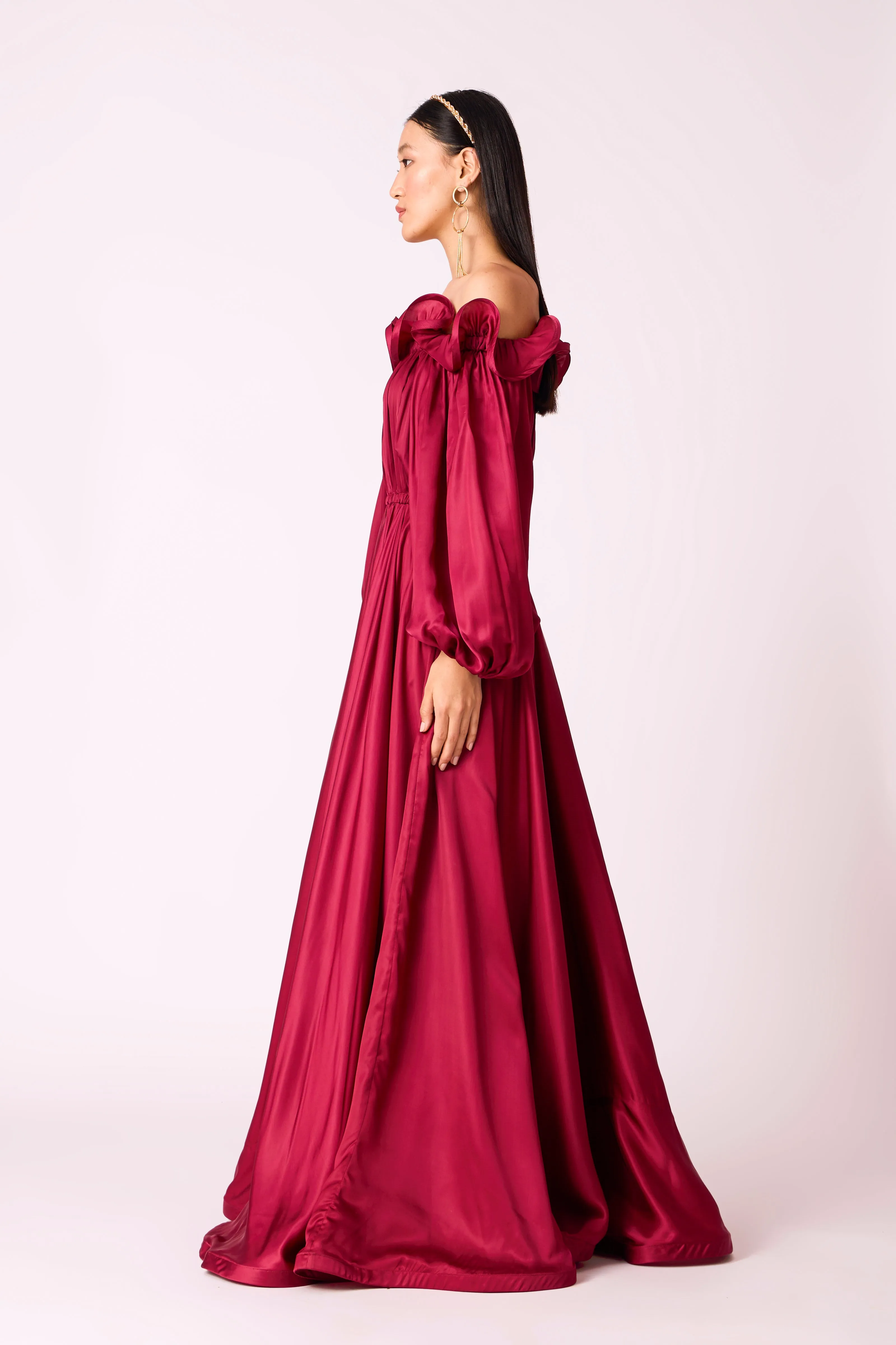 Madeline Satin Maxi