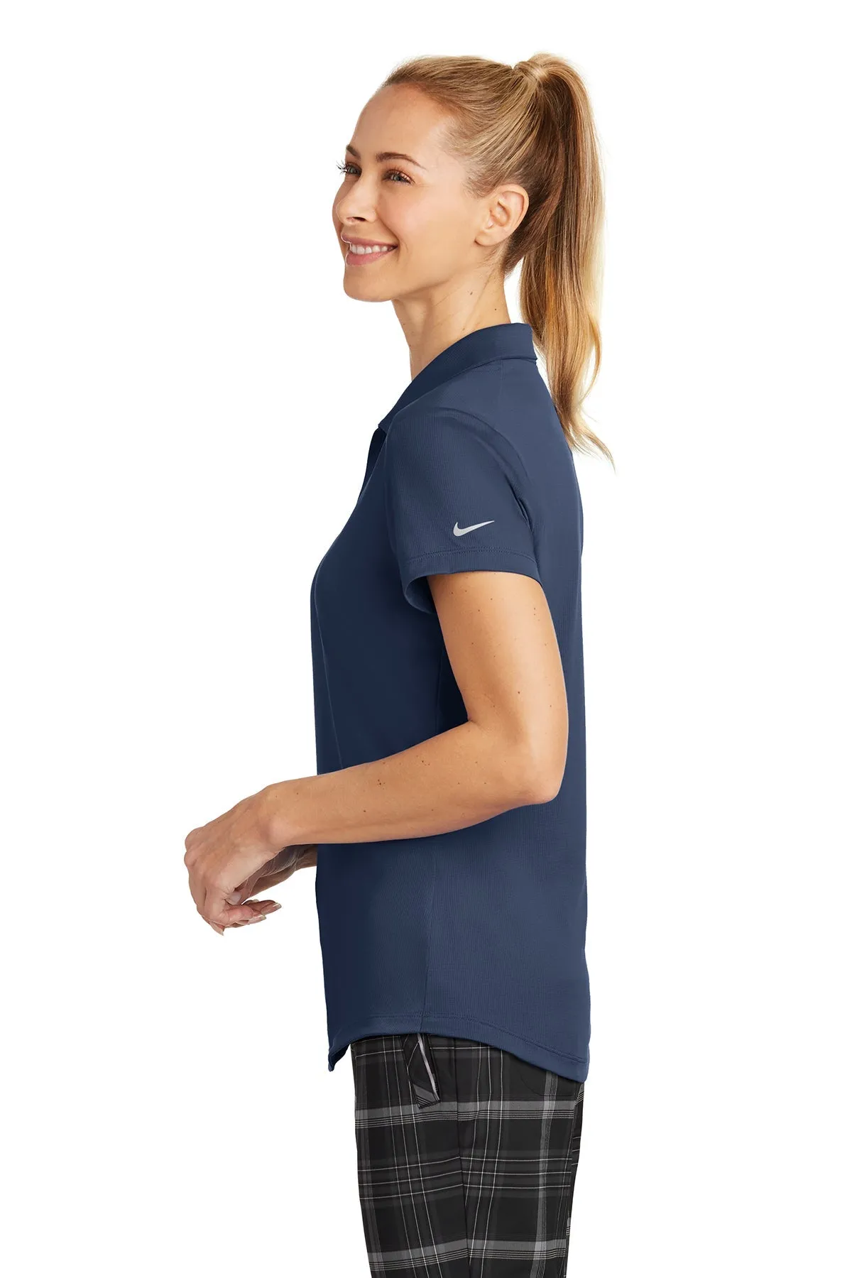 Nike Ladies Dri-FIT Legacy Customized Polos, Midnight Navy