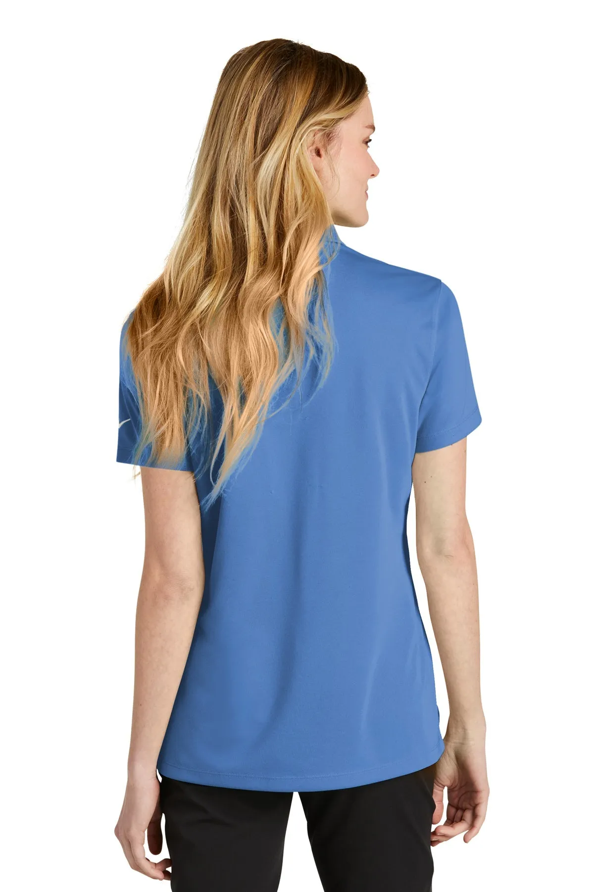 Nike Ladies Dri-FIT Micro Pique Customized Polos, Valor Blue