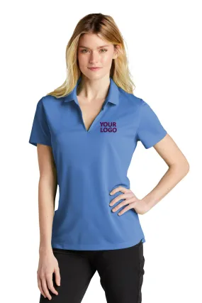 Nike Ladies Dri-FIT Micro Pique Customized Polos, Valor Blue