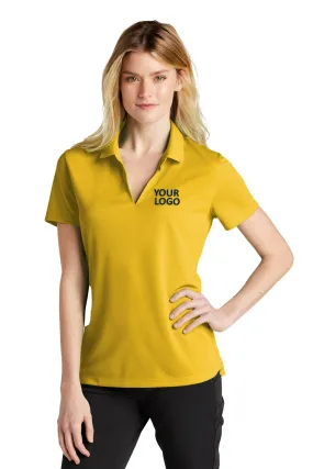 Nike Ladies Dri-FIT Micro Pique Customized Polos, Varsity Maize