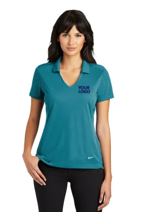 Nike Ladies Dri-FIT Vertical Mesh Customized Polos, Blustery