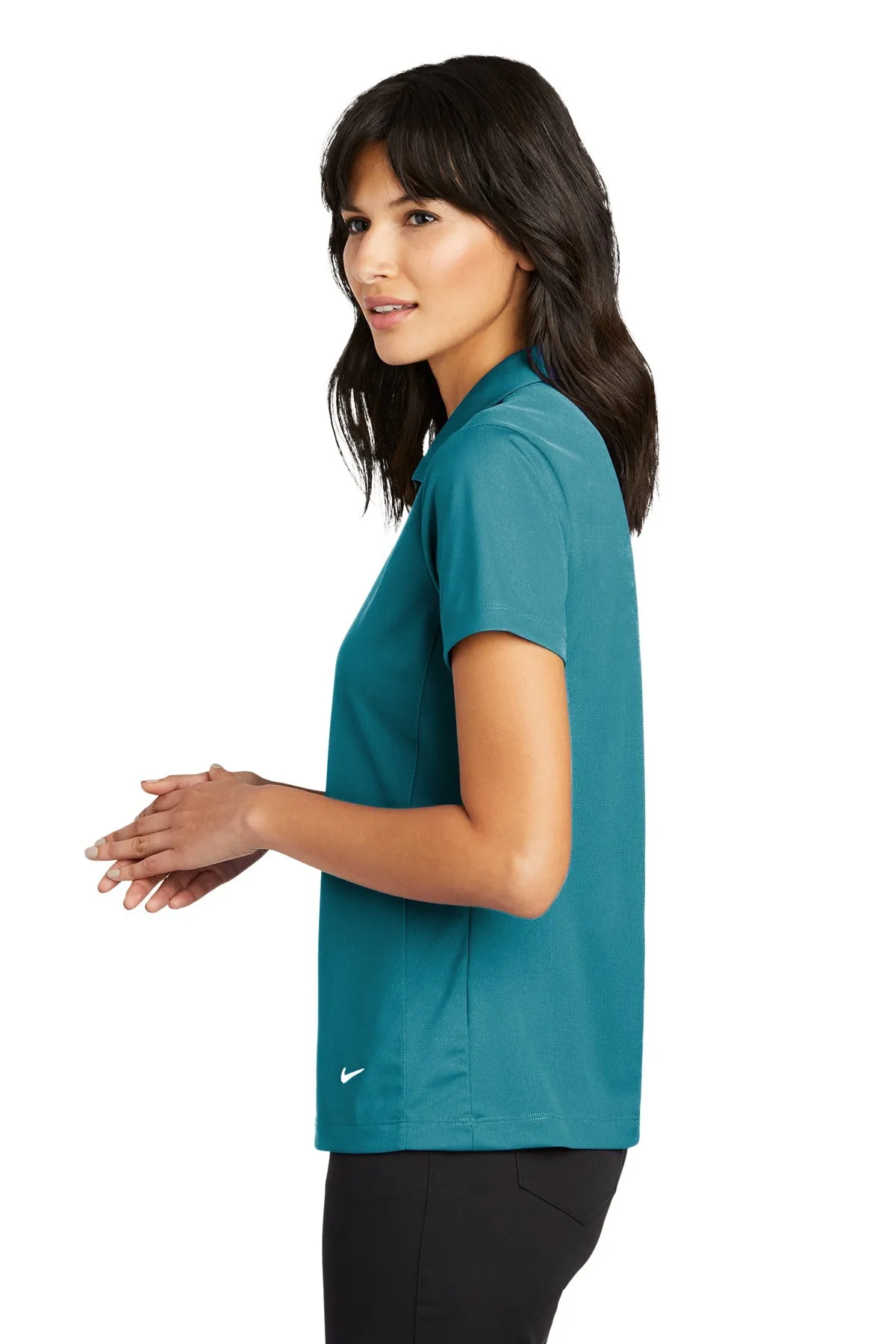 Nike Ladies Dri-FIT Vertical Mesh Customized Polos, Blustery
