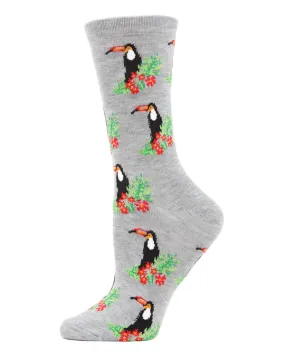 "Toucan" Crew Bamboo Socks by Me Moí - SALE