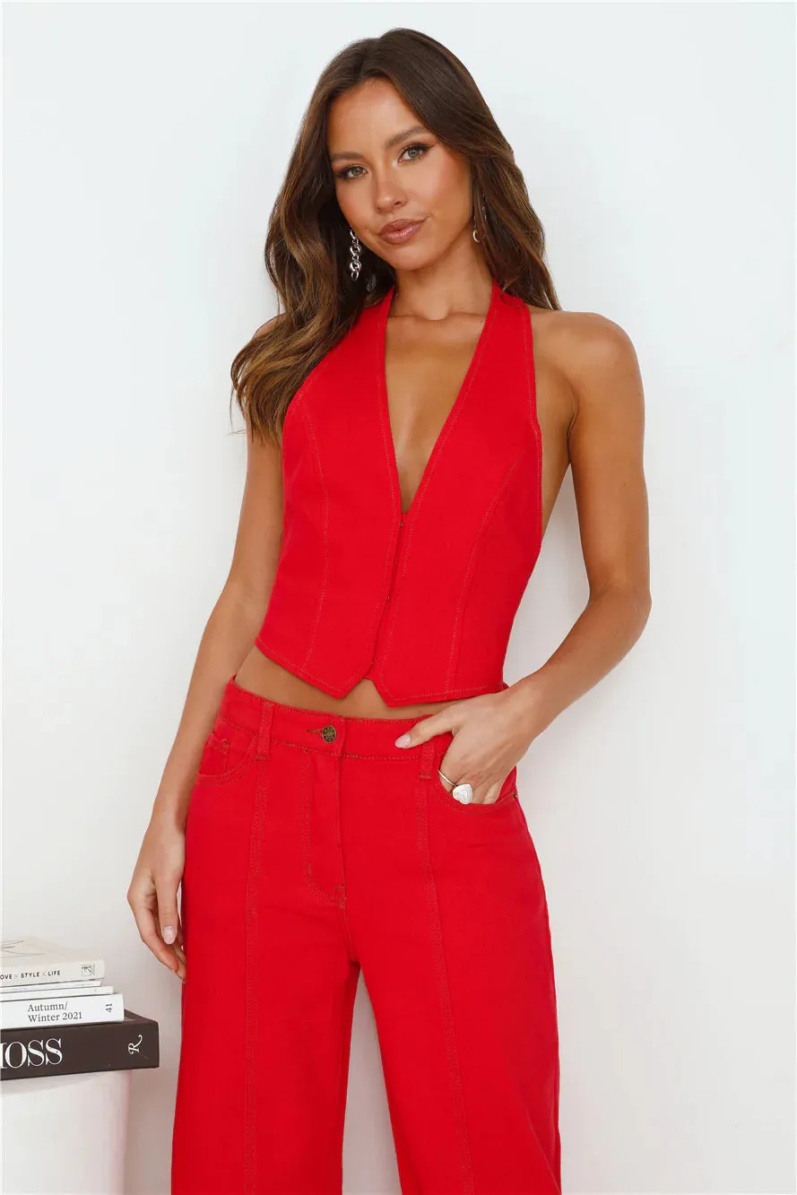 Rasha Thadani styled Cherry Halter