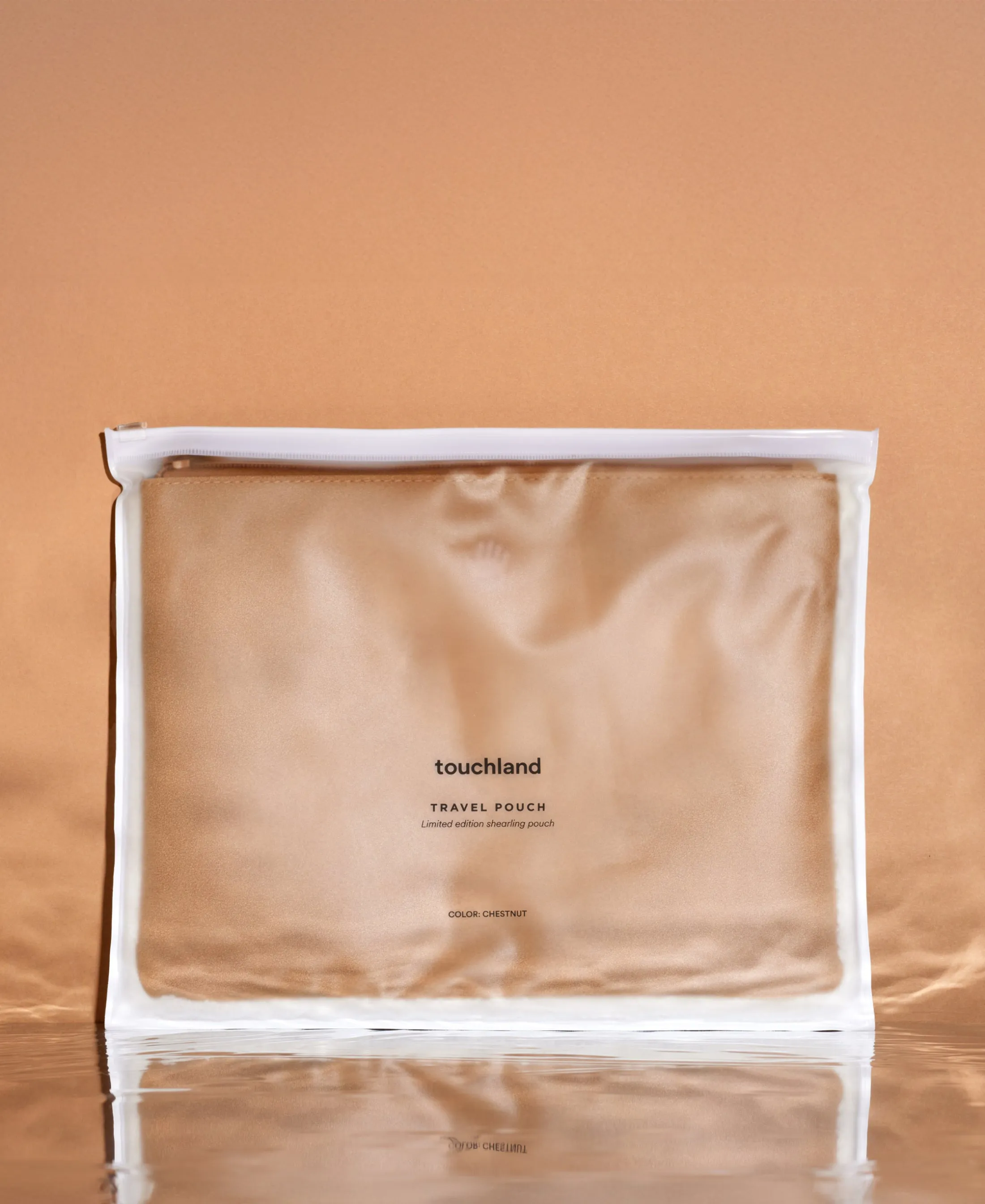 Shearling Travel Pouch