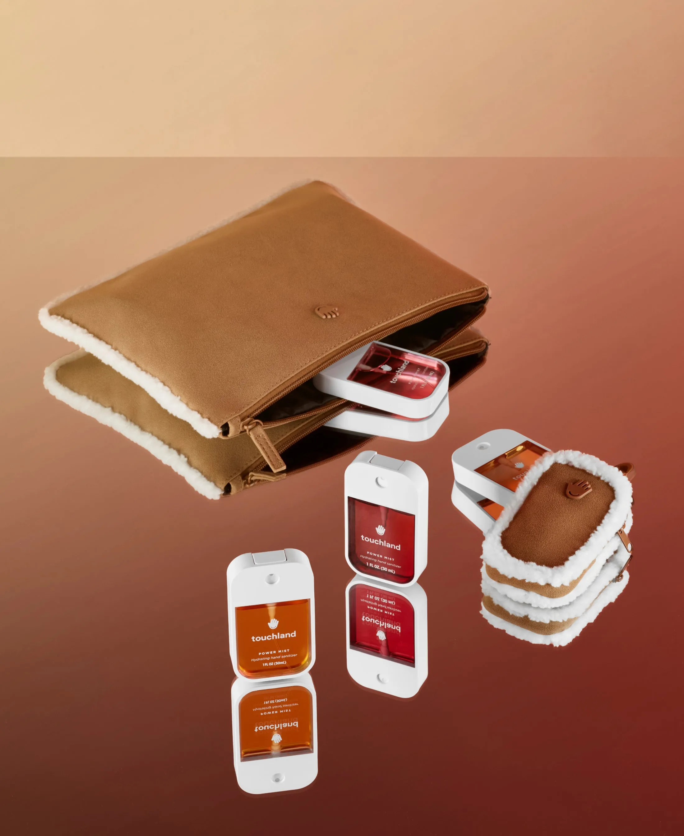 Shearling Travel Pouch