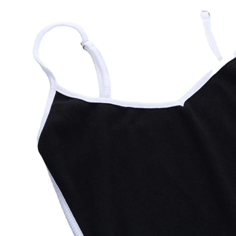 Summer Fashion Instunning Slim-Fit Peach Collar Slip Dress