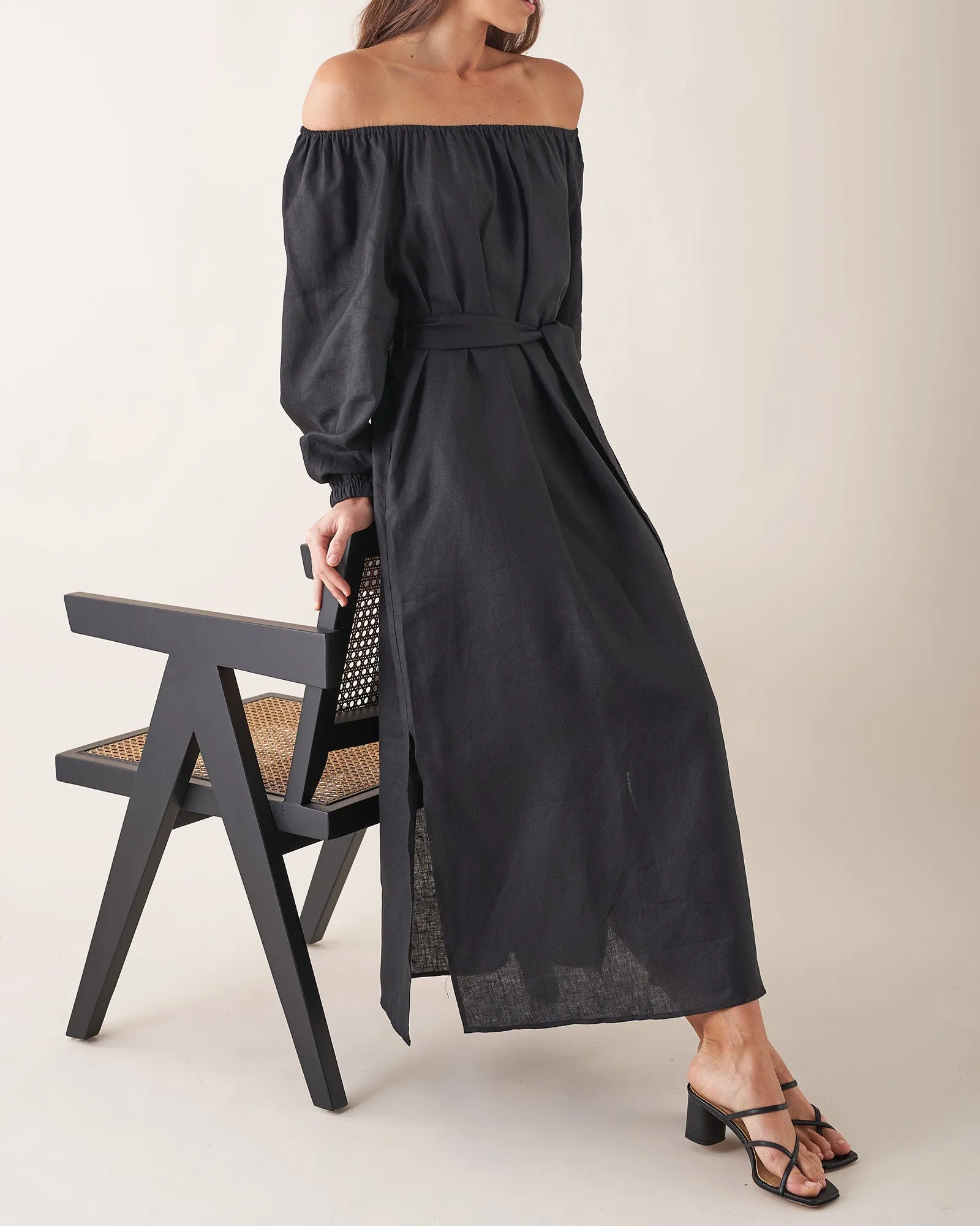 Tala Linen Maxi Dress - Tala