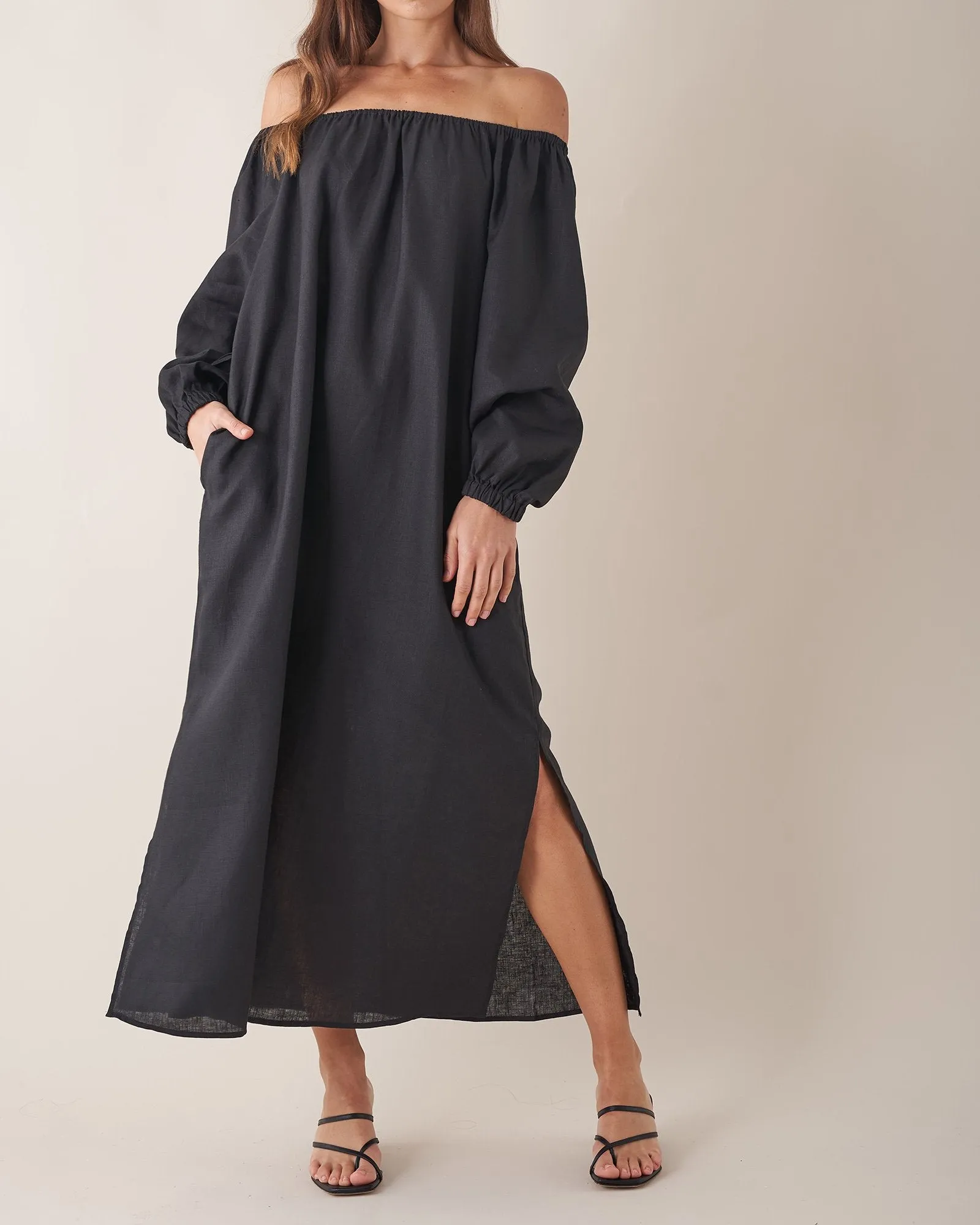 Tala Linen Maxi Dress - Tala