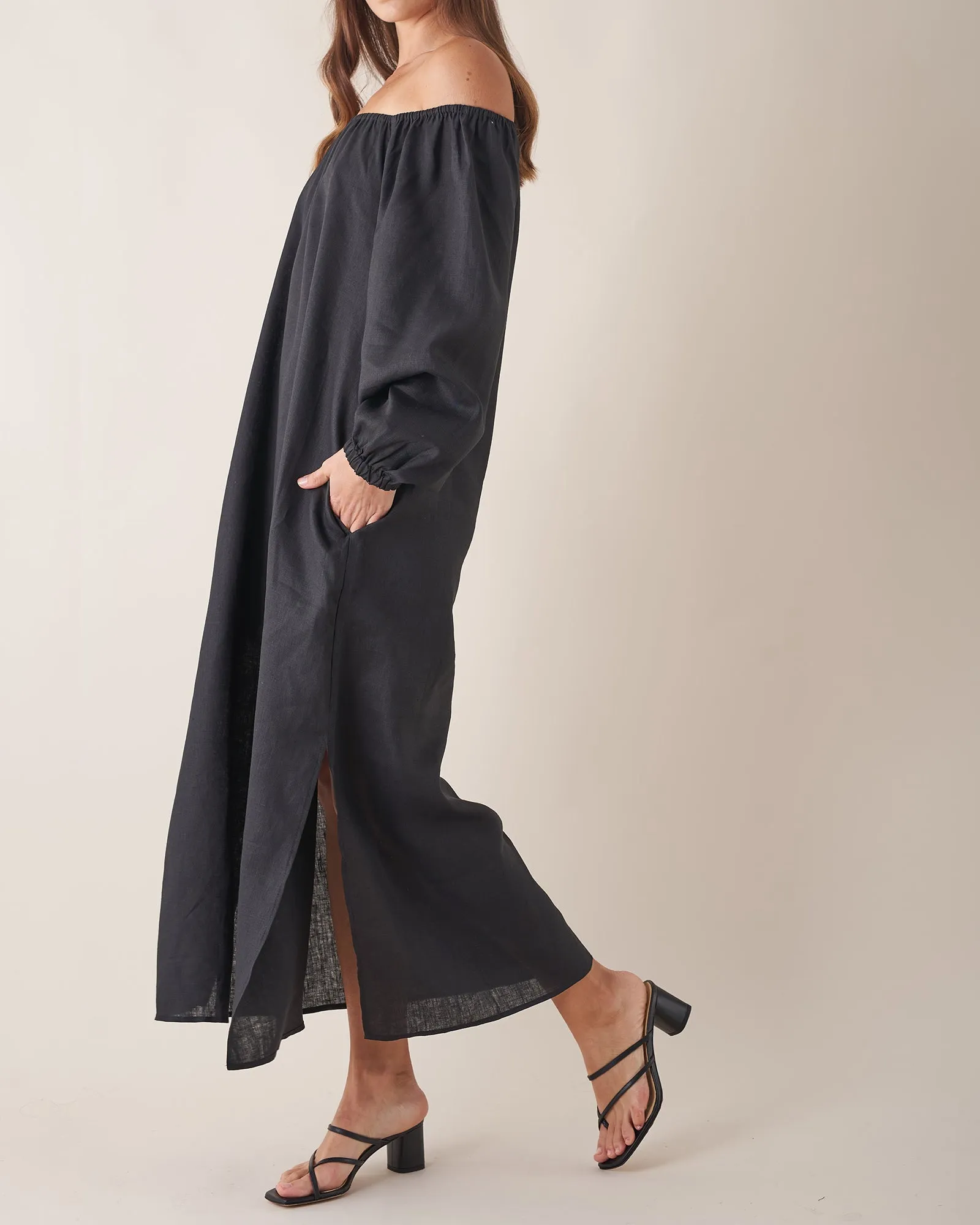 Tala Linen Maxi Dress - Tala
