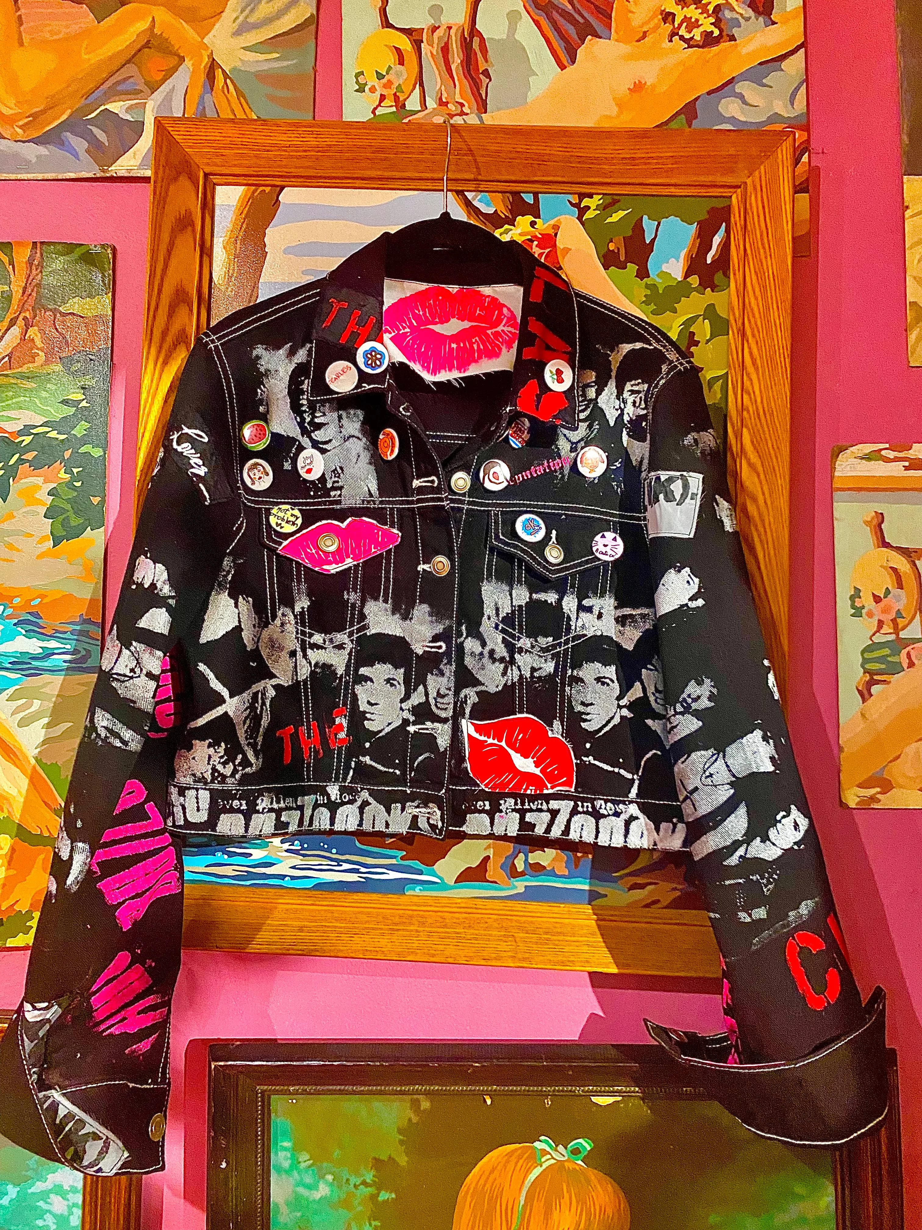 The Clash Punk Band Cropped Jacket