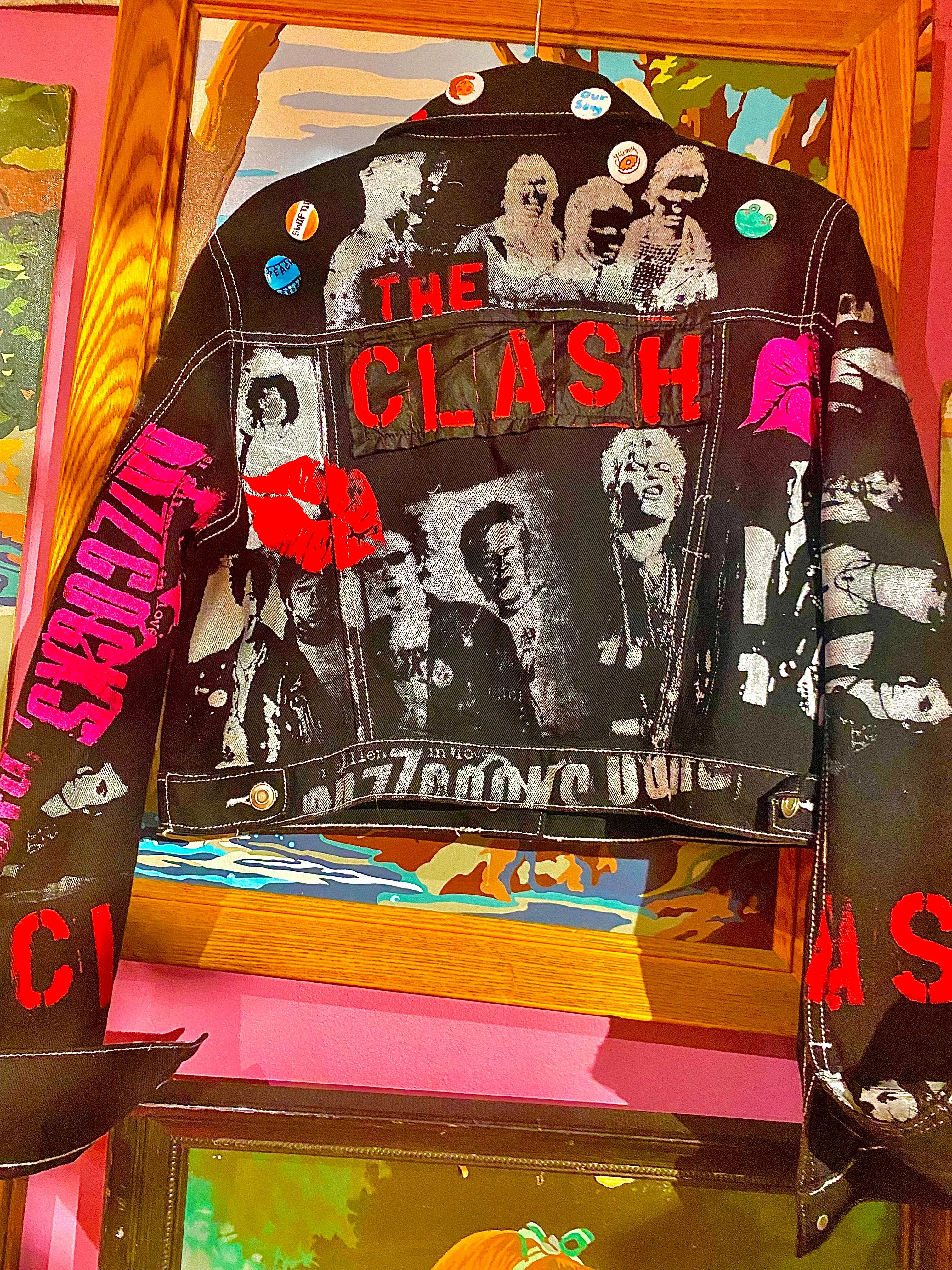 The Clash Punk Band Cropped Jacket