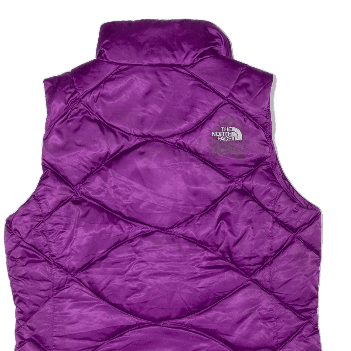 THE NORTH FACE 550 Puffer Gilet Purple Nylon Womens M