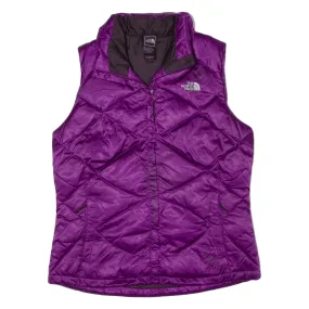 THE NORTH FACE 550 Puffer Gilet Purple Nylon Womens M