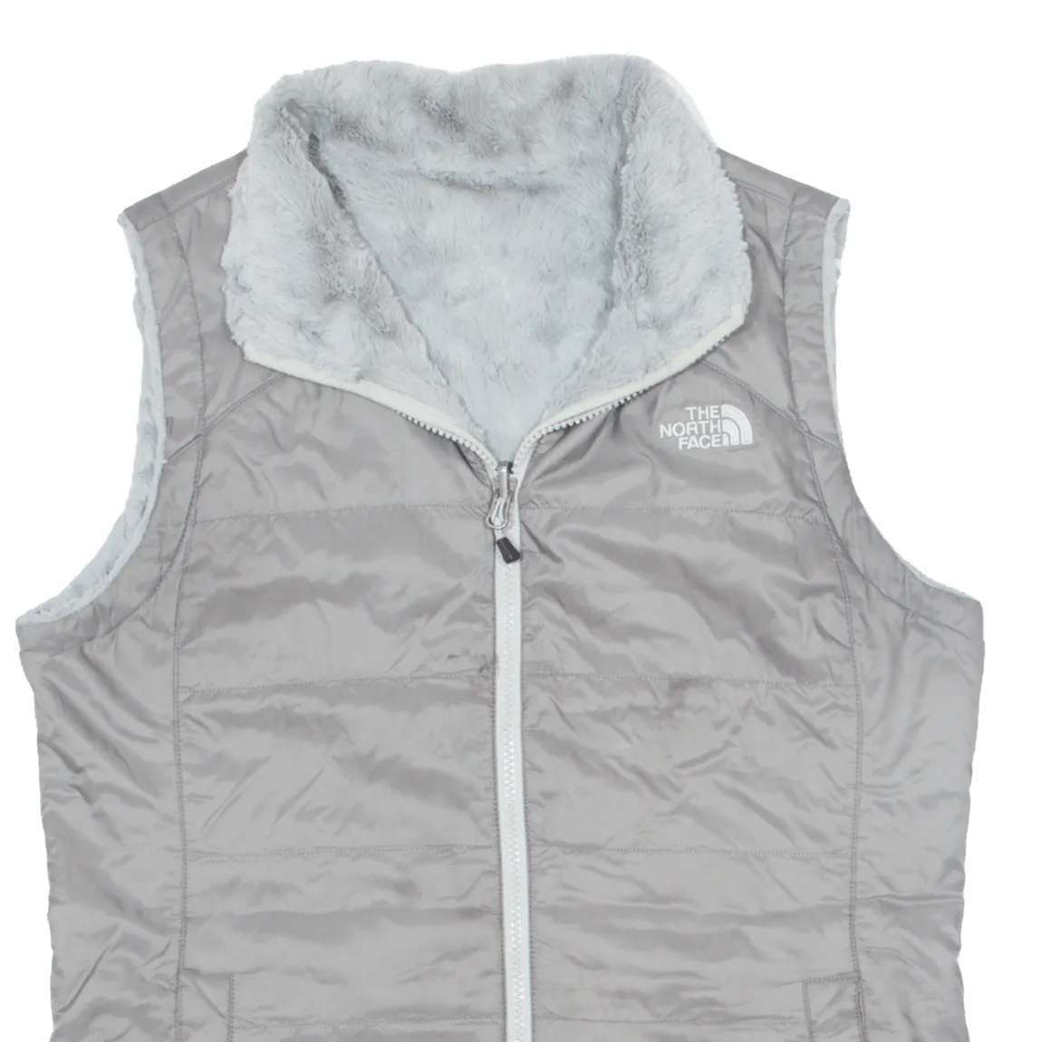 THE NORTH FACE Reversible Womens Puffer Gilet Grey S