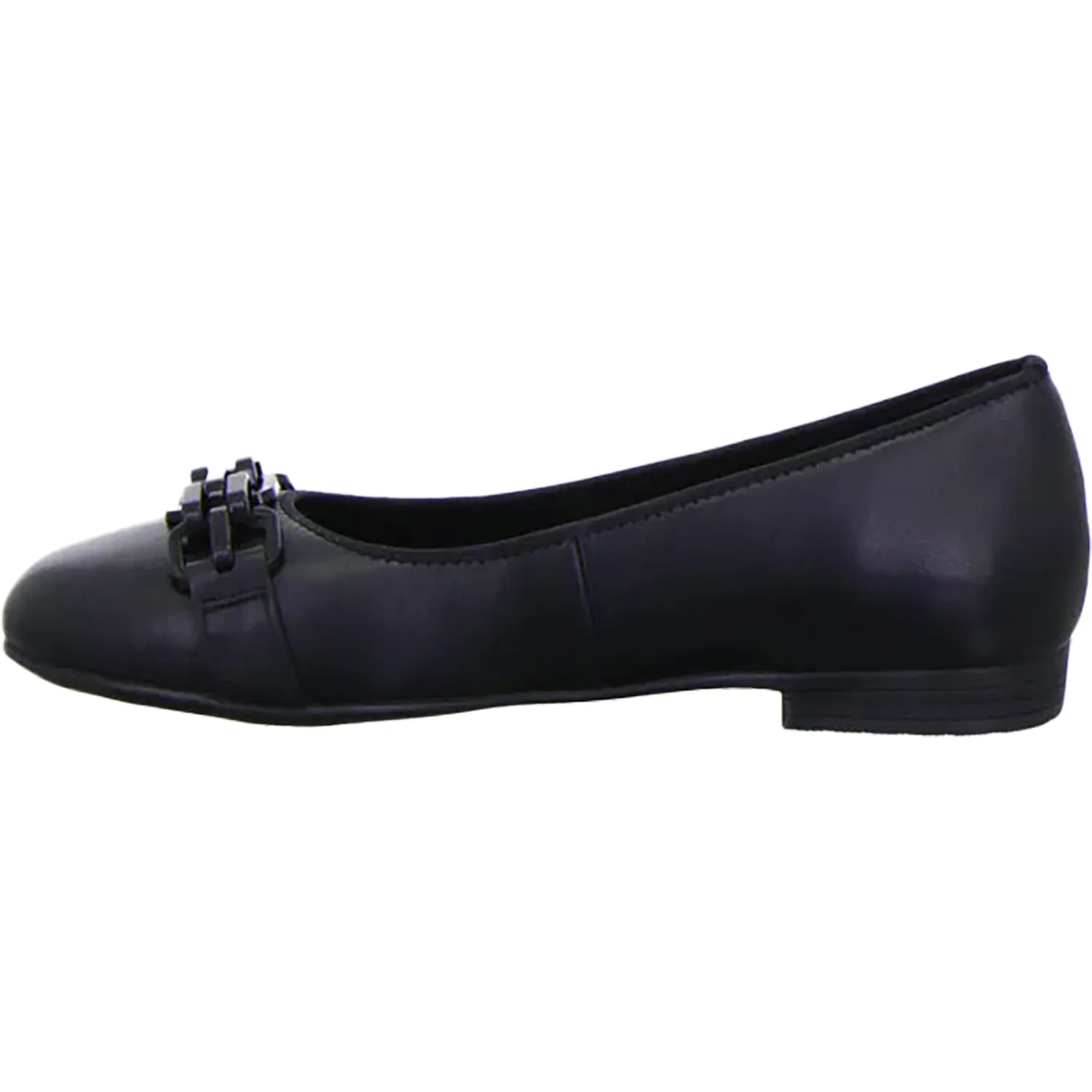 Women's Ara Scout Chain Black Calf Leather