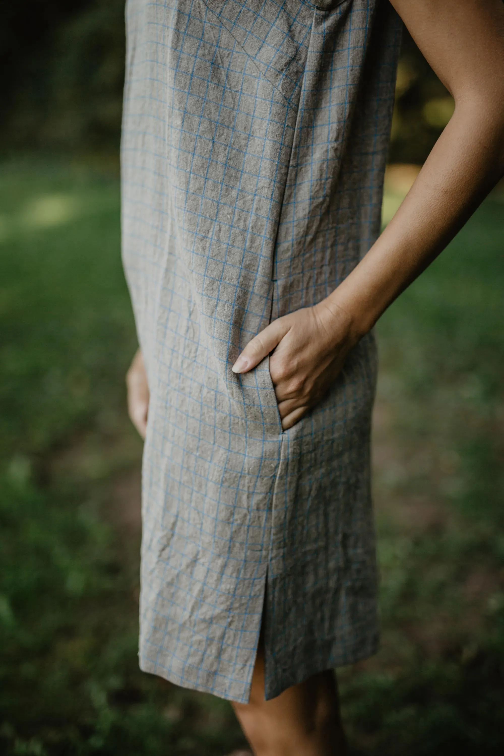 Zoe Linen Slip Dress