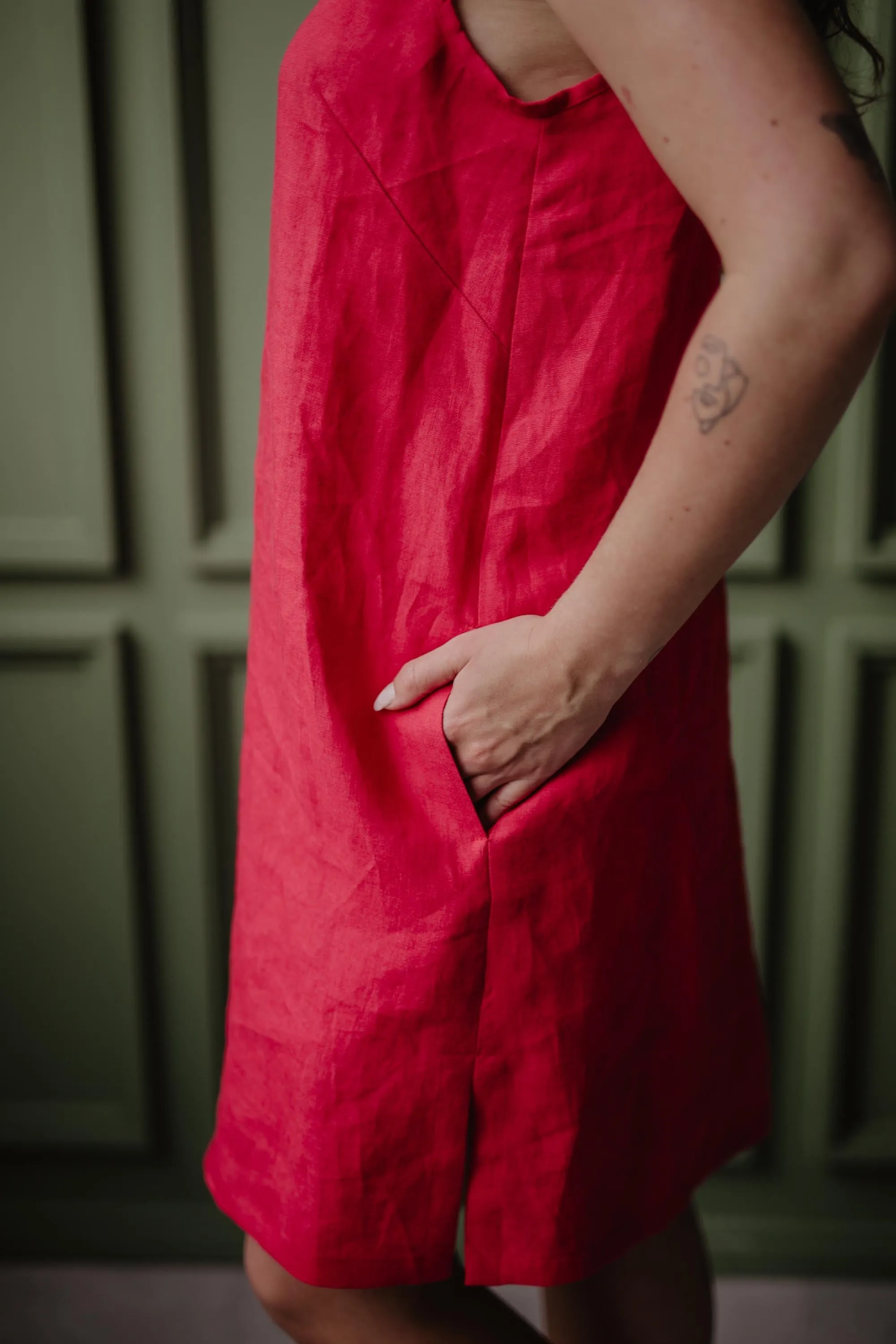 Zoe Linen Slip Dress